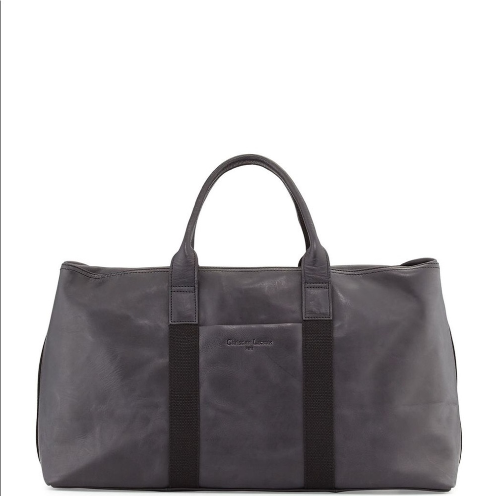 Christian Lacroix Paris Leather Travel Bag Dustbag